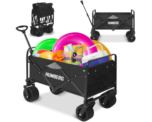 Візок розкладний Humberg HM-512 100 л, чорний
