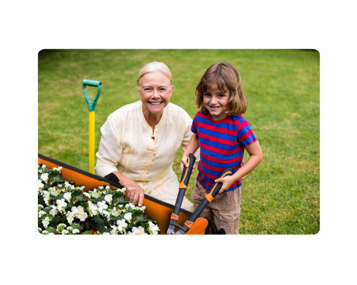 Візок розкладний Humberg HM-513 100 л, чорно-оранжевий