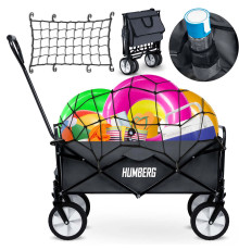 Візок розкладний з сіткою Humberg HM-511 80 л, чорний