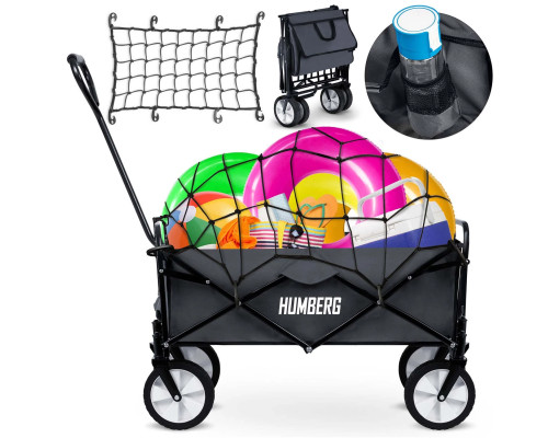 Візок розкладний з сіткою Humberg HM-511 80 л, чорний