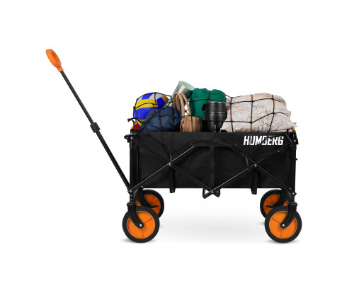 Візок розкладний з сіткою Humberg HM-513 100 л, чорно-оранжевий