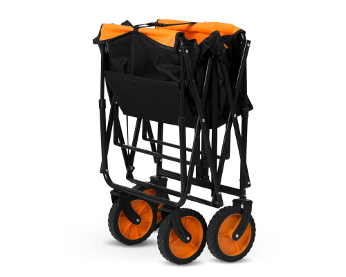 Візок розкладний з сіткою Humberg HM-513 100 л, чорно-оранжевий