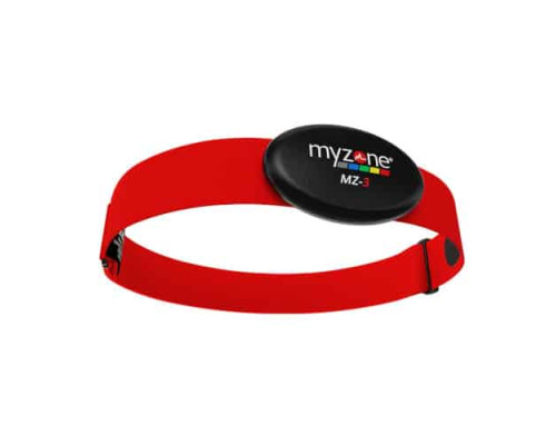 Пояс серцевого ритму Myzone MZ-3, чорно-червоний