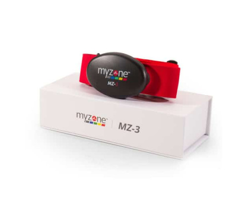 Пояс серцевого ритму Myzone MZ-3, чорно-червоний