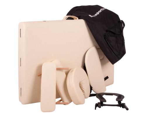 Масажний стіл inSPORTline Japane 3-Piece Wooden - кремово-жовтий Масажний стіл inSPORTline Japane 3-Piece Wooden - кремово-жовтий