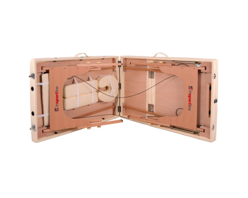 Масажний стіл inSPORTline Japane 3-Piece Wooden - кремово-жовтий Масажний стіл inSPORTline Japane 3-Piece Wooden - кремово-жовтий