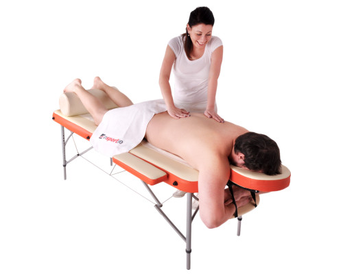 Стіл для масажу inSPORTline Tamati, помаранчевий