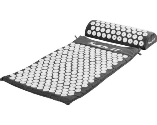 MXSTP Mata do akupresury z poduszką MOVIT 75 x 44 cm, szara masująca MXSTP Mata do akupresury z poduszką MOVIT 75 x 44 cm, szara masująca