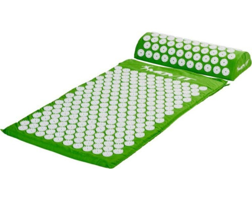 MXSTP Mata do akupresury z poduszką MOVIT 75 x 44 cm, zielona masująca MXSTP Mata do akupresury z poduszką MOVIT 75 x 44 cm, zielona masująca