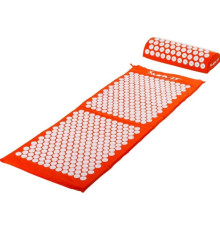 MXSTP Mata do akupresury z poduszką MOVIT 130 x 50 cm, pomarańczowa masująca