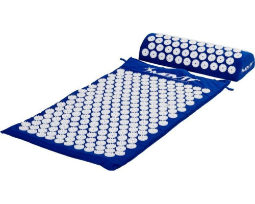 MXSTP Mata do akupresury z poduszką MOVIT 75 x 44 cm, granatowa masująca MXSTP Mata do akupresury z poduszką MOVIT 75 x 44 cm, granatowa masująca