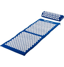 MXSTP Mata do akupresury z poduszką MOVIT 130 x 50 cm, ciemnoniebieska masująca