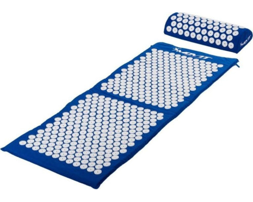 MXSTP Mata do akupresury z poduszką MOVIT 130 x 50 cm, ciemnoniebieska masująca MXSTP Mata do akupresury z poduszką MOVIT 130 x 50 cm, ciemnoniebieska masująca