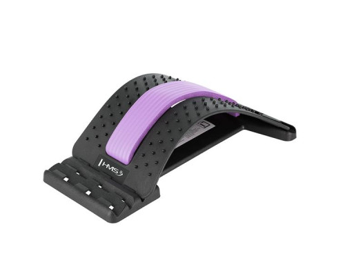 Масажер для спини та попереку HMS PRP01, чорно-фіолетовий