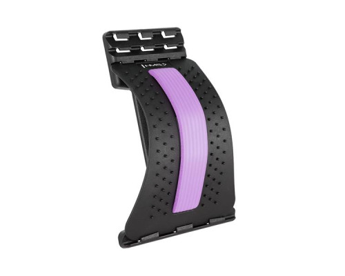 Масажер для спини та попереку HMS PRP01, чорно-фіолетовий
