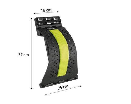 Масажер для спини та попереку HMS PRP02, чорно-жовтий