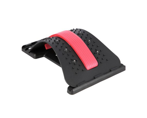 Масажер для спини та попереку HMS PRP02, чорно-червоний