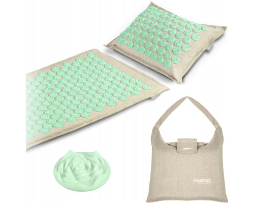 Килимок для акупресури Neo-Sport 190201 бежево-м'ятний
