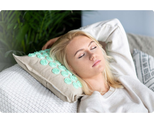 Килимок для акупресури Neo-Sport 190201 бежево-м'ятний