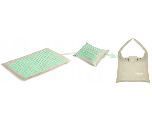 Килимок для акупресури Neo-Sport 190201 бежево-м'ятний