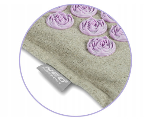 Килимок для акупресури Neo-Sport NS902 бежево-фіолетови