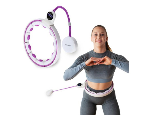 HHM17 HULA HOP WHITE/FIOLET МАГНІТ З ВАГОЮ + ЛІЧИЛЬНИК HMS HHM17 HULA HOP WHITE/FIOLET МАГНІТ З ВАГОЮ + ЛІЧИЛЬНИК HMS