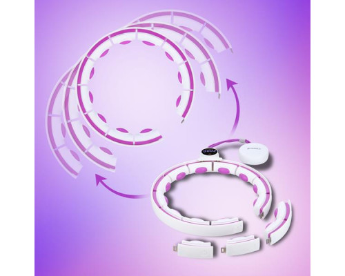 HHM17 HULA HOP WHITE/FIOLET МАГНІТ З ВАГОЮ + ЛІЧИЛЬНИК HMS HHM17 HULA HOP WHITE/FIOLET МАГНІТ З ВАГОЮ + ЛІЧИЛЬНИК HMS