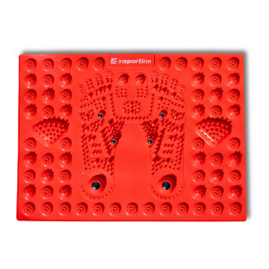 Килимок масажний для ніг inSPORTline Tilsipur, 39 x29 см, червоний