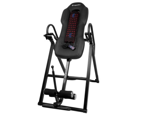 Інверсійний стіл з підігрівом inSPORTline Inverso Heaty, чорний