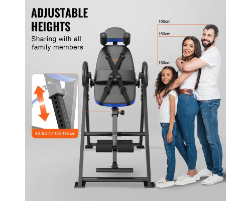 Інверсійний стіл VEVOR QD001, чорний