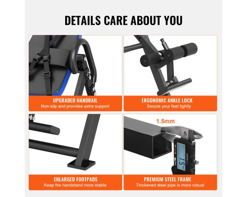 Інверсійний стіл VEVOR QD001, чорний