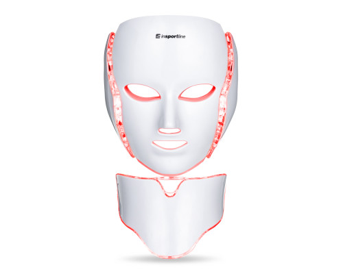 Світлодіодна маска для обличчя/шиї ,світлова терапія inSPORTline Hilmana