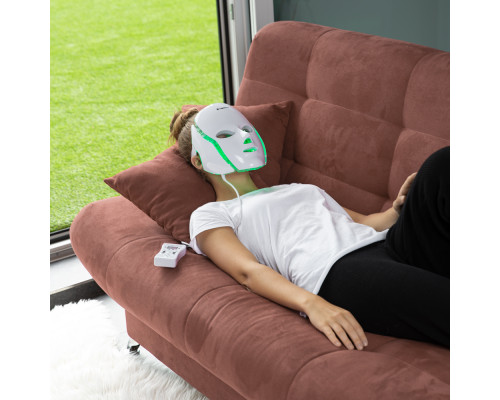 Світлодіодна маска для обличчя/шиї ,світлова терапія inSPORTline Hilmana