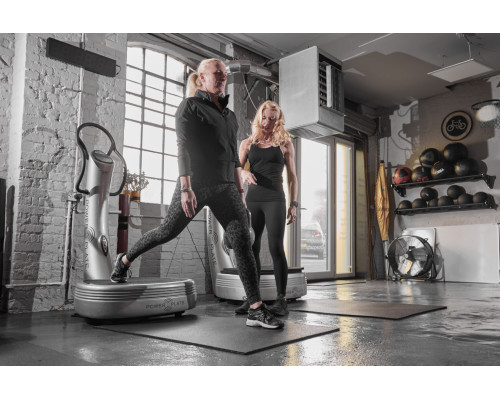 Вібраційна платформа Power Plate Pro5, чорно-сірий
