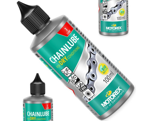 Масло для ланцюга Motorex Chainlube Dry Conditions 100мл Масло для ланцюга Motorex Chainlube Dry Conditions 100мл