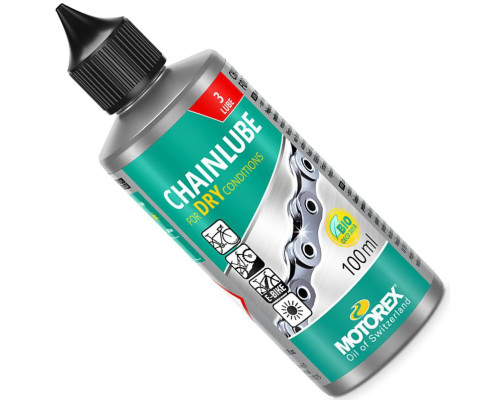 Масло для ланцюга Motorex Chainlube Dry Conditions 100мл Масло для ланцюга Motorex Chainlube Dry Conditions 100мл