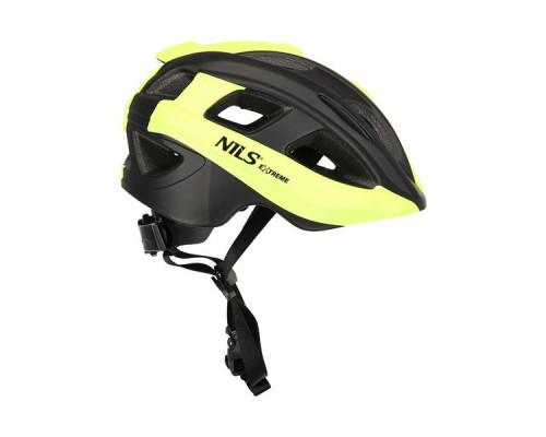 Дитячий шолом NILS EXTREME MTV35J розмір S 48-53 см, чорно-жовтий