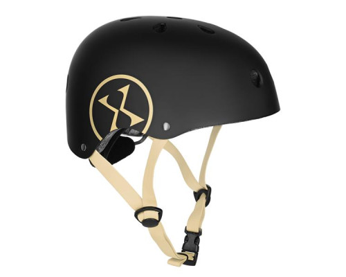 Дитячий шолом NILS EXTREME MTW001 розмір XS 48-52 см, чорно-бежевий