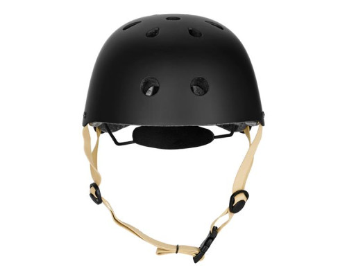 Дитячий шолом NILS EXTREME MTW001 розмір XS 48-52 см, чорно-бежевий