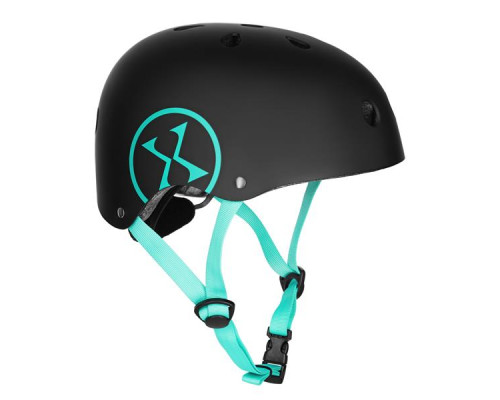 Дитячий шолом NILS EXTREME MTW001 розмір XS 48-52 см, чорно-блакитний