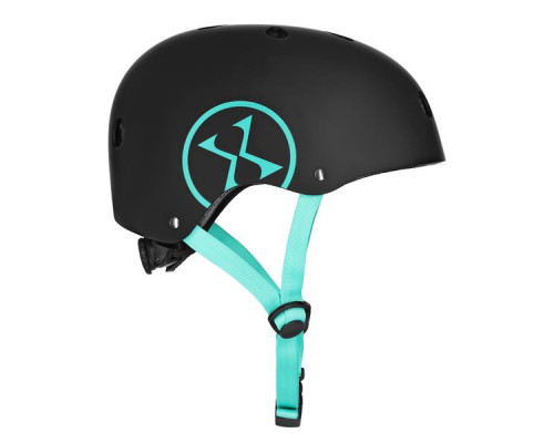 Дитячий шолом NILS EXTREME MTW001 розмір XS 48-52 см, чорно-блакитний