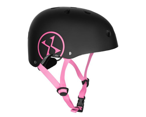 Дитячий шолом NILS EXTREME MTW001 розмір XS 48-52 см, чорно-рожевий