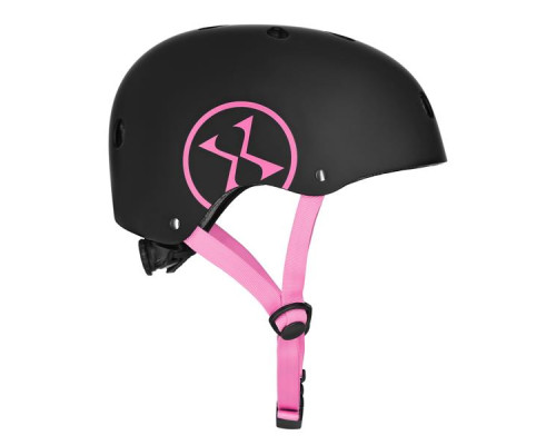 Дитячий шолом NILS EXTREME MTW001 розмір XS 48-52 см, чорно-рожевий