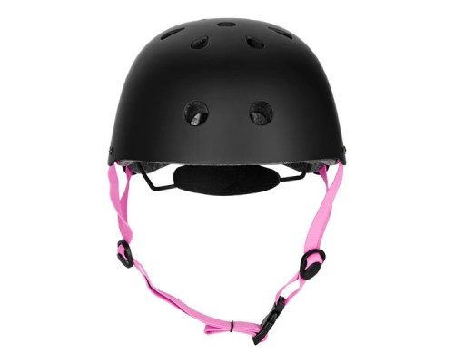 Дитячий шолом NILS EXTREME MTW001 розмір XS 48-52 см, чорно-рожевий