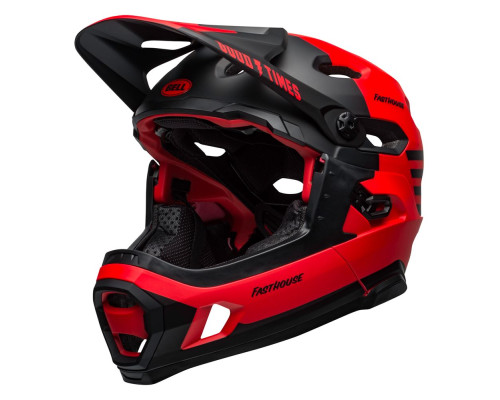 Шолом BELL SUPER DH MIPS SPHERICAL FastHouse full face розмір L 58-62 см, червоно-чорний