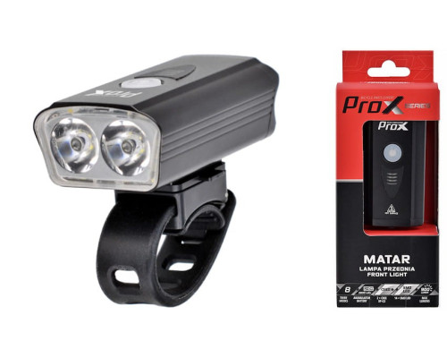 Ліхтар ProX MATAR 900lm, 2800mah, USB-C, 2xCREE XP-G3
