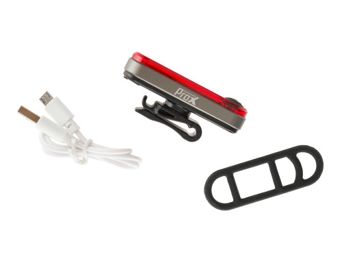 Ліхтар задній /акумулятор/ PROX WEGA LED COB 40 Lm USB, червоний Ліхтар задній /акумулятор/ PROX WEGA LED COB 40 Lm USB, червоний