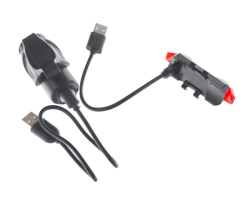 Лампи велосипедні P+T ProX PICTOR Set Black 350+10Lm USB Лампи велосипедні P+T ProX PICTOR Set Black 350+10Lm USB