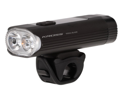 Фронтальний ліхтар KROSS BLADE 1000 зі штекером USB Фронтальний ліхтар KROSS BLADE 1000 зі штекером USB
