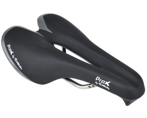 Сідло VELO PROX VL-2372 TRIATHLON, чорно-сіре Сідло VELO PROX VL-2372 TRIATHLON, чорно-сіре